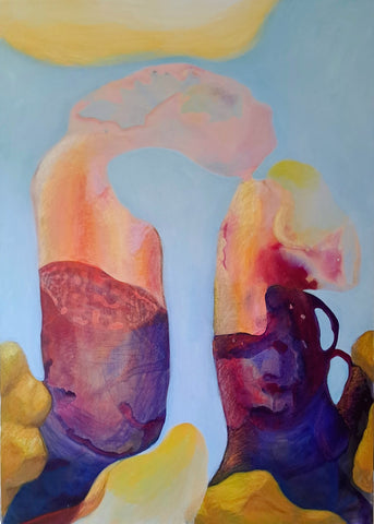 Original on canvas "Tilfældighedernes ceremoni"